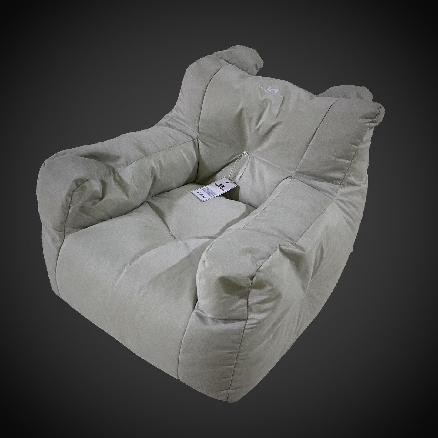 Meidiowave Comfy Sofas Cuddly Foam Chair Lightweight White Color