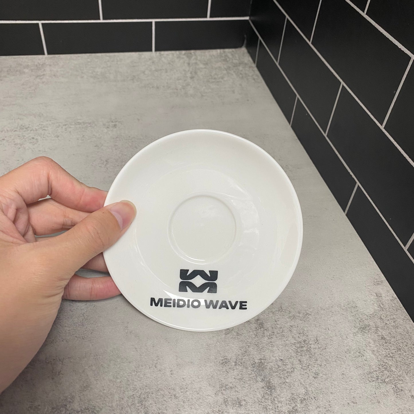 Meidiowave Espresso Cup Saucer 12 cm Premium Porcelain White