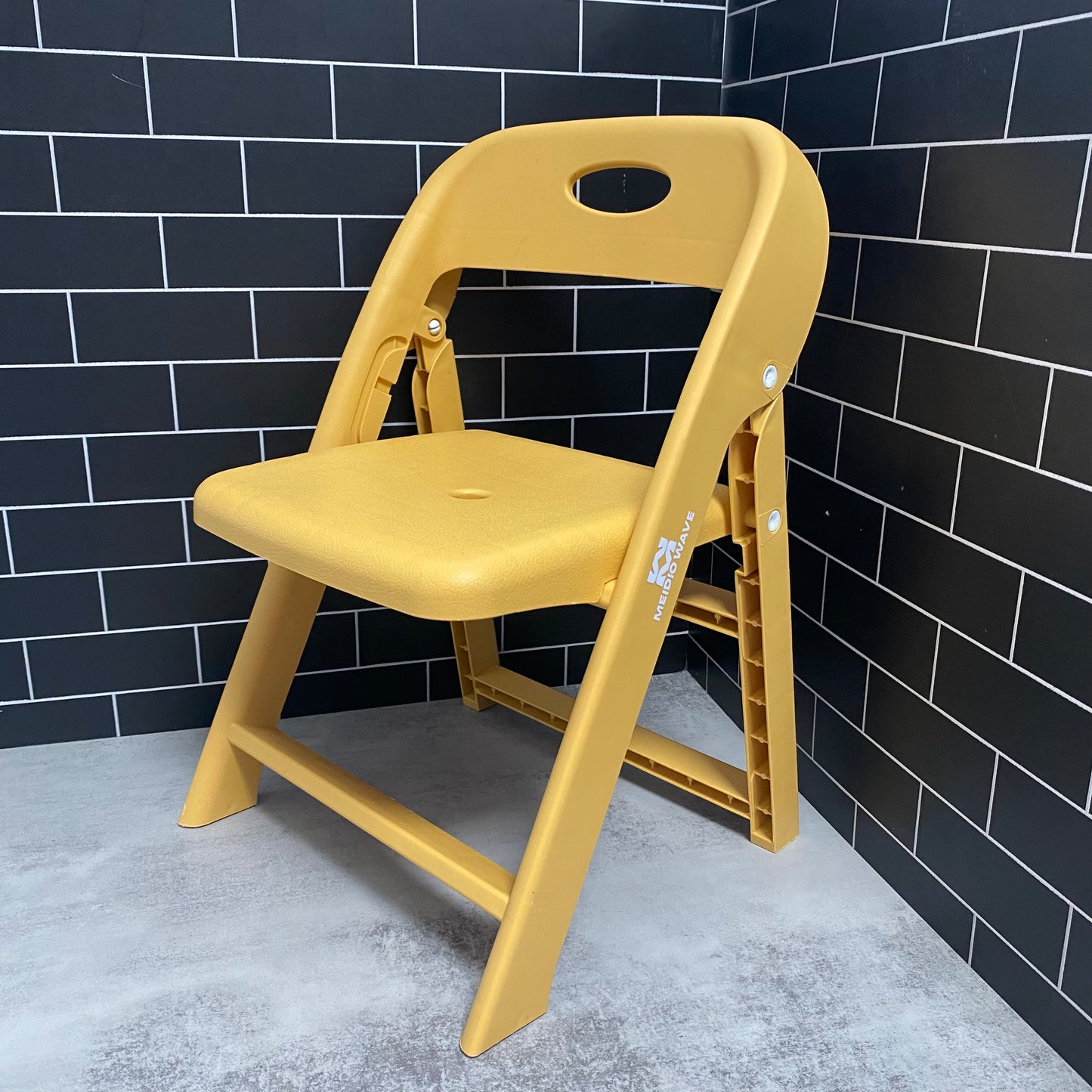 Meidiowave Kids Dinning Chair Yellow Plastic Folding Chair