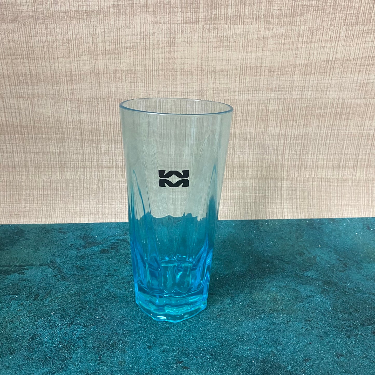 WM Acrylic Drinking Glasses 1 Pc Ripple Clear Water Cup