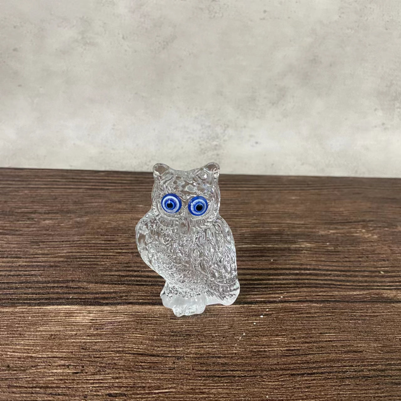 WM Crystal Owl Ornament ,Clear Owl Gift, Decor For Home, Office, Or Party